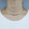 16 "Gold Color Fashion Chains European Women Ing Beaded Link Chain Choker Necklace