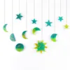 NOUVEAU DIY EPOXY résine Silicone Moules Star Sun Moule Moule manuelle Ornement manuel Pendentif Blanc Transparent Nouveau EWD6853