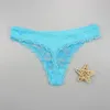 6pcs/lots Woman Thongs Sexy Underwear Transparent Lace Panties for Women Seamless Strings Dropshipping Low Rise Underwear