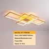 Plafondverlichting NEO Gloed Rechthoek Aluminium Moderne LED voor Woonkamer Slaapkamer AC85-265V White / Black Lamp-armaturen
