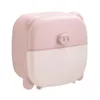 Cajas de pañuelos Servilletas Dibujos animados Pink Piggy Brown Bear Caja de inodoro Rollo sin perforaciones Tubo de papel Estante de bombeo