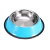 Stainless Steel Dog Bowl with Rubber Base for Small/Medium/Large Dogs Pets Feeder and Water Perfect Choice