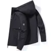 2021 Four Seasons Jacket Men's Casual Cotton Print Jacket Men's FashionBaseball Hip Street Wearing Long Sudadera con capucha Marca Y1106