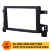 Radio Fascia 173*98mm tableau de bord cadre stéréo tableau de bord Kit de montage automatique pour 2005 2006-2014 Suzuki Grand Vitara Double Din