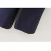 [DEAT] Primavera Otoño Solapa Manga larga Impresión asimétrica Cintura ajustable High Street Blazker Mujer Traje Abrigo 3AJ83209L 210527