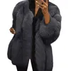 Femmes hivernales Top Top Fashion Mabinement rose élégant Épaisses de vêtements d'extérieur chauds Fausse veste Chaquetas Mujer