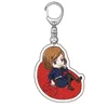 Jujutsu Kaisen Porte-clés homme Nanami Kento Porte-clés femmes Anime pendentif Porte-clés Couples pour pantalons pour la mode Porte Clef en métal