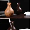 Essential humidifier aroma oil diffuser Wood Grain ultrasonic wood air humidifier USB cool mini mist maker LED lights for home