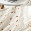مدرج الأزياء الديكور طباعة المرقعة اللباس الربيع مصممين امرأة ملابس أنيقة مكتب رداء فام الركبة طول vestidos 210601