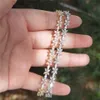 ZAKOL couleur or zircon cubique feuille Bracelet à breloques bracelets pour femmes à la mode CZ cristal mariée bijoux de mariage BP2255