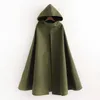 Dames039S wolmengsels gotische mantel dames middeleeuwse middeleeuwse capuchon vacht vintage cape long trench halloween cosplay kostuum overjas clo3567291
