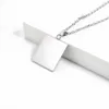 New Arrive Europe America Fashion Men Womens Lady Silver-colour Hardware Dandy Necklace With White Mother of Pearl V Letter Square295Q