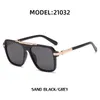 Retro Square Men Sunglasses Fashion Big Frame Ladies Eyeglass Street Shooting Catwalk Travel Multi fonction Classic Eyew7388758