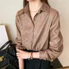 Women Retro Pinstripe Blouses Shirts Spring Plus Size 4XL Long Sleeve Single-Breasted Bottoming Tops Mujer Blusas 210514