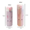 350Ml/450Ml Cartoon Thermos Mok Portable Nice insulated Cup Rust samples Thermoscan Thermal bottles Water for donation 211109