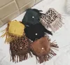 Baby Bolsa Crianças Leopard Borla Bolsas Bolsas De Moda Moda Sacos Meninas All-Match Saco Cross-Body Saco Crianças Snack Doces Carteira