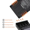 LiitoKala Lii-PD4 4 slot LCD Smart 18650 Battery Charger for 3.7V Li-ion 18650/18500/16340/26650/21700 /20700/18350/CR123A Rechargeable batteries