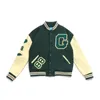 Giacche da uomo Giacca college hip-hop Lettere pelose da uomo Ricamo College Donna Harajuku Moda Cappotti uniformi da baseball vintage