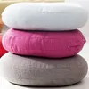 40-70cm Round Cushion Linne Bomull Sittkudde Tjock Tvättbar Meditation Mat Modern Soffa Pillow Tatami Stol Back 211203