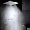 Juegos de ducha de baño Combo de hommostato de neblina termostática pulida cromada