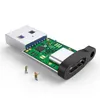 Metaal USB3.1 Type-C OTG-adapter Type C Aan USB 3.1 Data Converter Connector voor alle Type C-apparaat met Lanyard