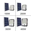 1080P Projecteurs solaires Caméra de sécurité WiFi Projecteurs de jardin extérieurs PIR étanche IP66 avec carte SD 32G 200W 300W 400W usalight