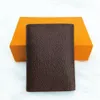 ENVELOPPE CARTE DE VISITE credit card holders Luxury Designer Folding Wallet Cute Coin Purse small wallet come with box