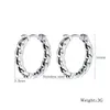 Hoop Huggie Stainless Steel Chain Cupan Link Men Men Punk Rock Earrings Hights for Him278T