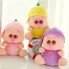 Фруктовые серии PP хлопок фаршированные Mcdull свинья с шляпой мягкие плюшевые игрушки милые свиньи куклы детские игрушки день рождения подарки 8 стиль