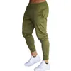 Pantalones de chándal para hombre Pantalones de chándal para hombre Gimnasios Entrenamiento Fitness Pantalones de algodón Pantalones de chándal ajustados de moda informal para hombre