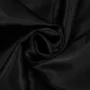 HiLoc noir à manches longues maison costume pour femmes vêtements de nuit Satin pyjamas ensemble solide basique deux pièces haut et pantalon printemps Pjs 210830