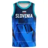 Slovénia Basketball Jersey Luka Doncic # 77 Goran Dragic # 7 Mike Tobey # 10 VLATKO CANCAR # 31 Men personnalisés Femmes Kids