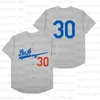 Retro Baseball 1955 1963 och 1988 Home Jersey 32 Koufax 31 Piazza 23 Gibson 42 Robinson White