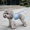 Leuke Huisdier Borst Strap Ademend Hond Walking Touw voor Kleine Honden Pommeren Corgi Pet Vest Harnas Touw Hond Harness Leash Set 210712