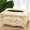 Acryl Tissue Box Universal Luxe Europees Papier Rack Office Tafel Accessoires Home KTV EL Carrosserie Houder 210818