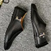 Deri Erkekler Rahat Ayakkabılar Marka İtalyan Erkek Loafer'lar Moccasins Nefes Siyah Sürüş Ayakkabı Üzerinde Kayma Yüksek Kalite Artı Boyutu