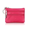 Sacs pour femmes en cuir véritable porte-monnaie pochette changement portefeuille avec porte-clés multifonctionnel 10 couleurs