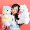 40 cm Kawaii alpaga-peluche sac à dos mignon arc-en-ciel alpaga doux en peluche sac à bandoulière belle poupée enfants enfants filles cadeau d'anniversaire