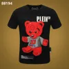 PLEIN BEAR T SHIRT Мужские дизайнерские футболки Брендовая одежда Rhinestone Skull Мужские футболки Классическая высококачественная уличная одежда в стиле хип-хоп Ts329E