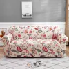 Floral Printing Stretch Sofa Cover Elastic Furniture Protector Slipcovers Couch 1/2/3/4-seater s for Living Room 220315