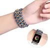 Bling Inci Boncuk Askı Bilezik Band Taş Apple Watch Serisi için 4 3 2 1 40mm 44mm 38mm 42mm Erkekler Kadınlar