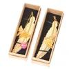 Gift Wrap 1PC Retro Vintage Bookmark Design Of Feather/Butterfly Creative Metal Bookmarks