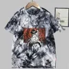 Mushoku Tensei T-shirt Stampa Moda Manica corta Girocollo Tie Dye Anime Top Y0809