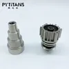 2016 الجديدة Unversal 6 IN 1 التيتانيوم مسامير Domeless أنثى وذكر الأظافر التيتانيوم مع غطاء الكربوهيدرات Titianium