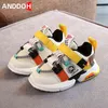 Maat 21-30 baby anti-gladde sneakers lichtgewicht ademend sneakers voor jongens meisjes slijtvaste schoenen kinderen casual schoenen G220308