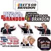 Party Favor Supplies Let's Go Brandon Flags Sticker For Car Trump Prank Biden PVC Stickers FY3364