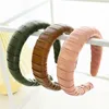 Mode Dames Hoofdband Dikte Spons Haarband Wide Side Multi-Layer Wound Hoofddeksels Casual Haaraccessoires