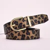 Belts Female Leopard Belt Snake Skin Zebra Print Thin Waistband Leather Metal Buckle Ladies For Women Available On Both SidesBelts