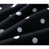 Plus Size 4XL 5XL Casual Harem Broek voor Vrouwen Verticale Streep Broek Vrouwelijke Zomer Elastische Taille Print Polka Dot Enkle Pants Q0801