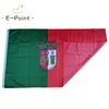 Portugal Sporting Clube de Braga 3 * 5ft (90cm * 150cm) Drapeaux en polyester Bannière décoration volant maison jardin drapeau Cadeaux de fête